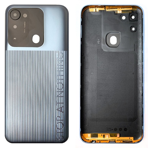 Задня кришка Tecno Spark Go 2022 (срібляста, Ice Silver оригінал Китай зі склом камери) Задня кришка Tecno Spark Go 2022 (срібляста, Ice Silver оригінал Китай зі склом камери)