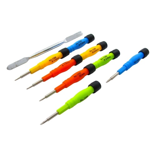 Набір інструментів 7396 (2-стор. мет. лопатка, викрутки +1.5, +2.0, -2.0, T2, T5, мерс 2.0, пенталоб 1,2 та 0,8) фото 4