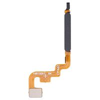 Шлейф Xiaomi Poco M4 Pro 5G, Redmi Note 11 5G з кнопкою включення та сканером відбитка пальця (AAA чорний)