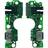 Шлейф Infinix Hot 30 Play NFC з роз'ємами зарядки, навушників та мікрофоном - нижня плата (оригінал Китай)