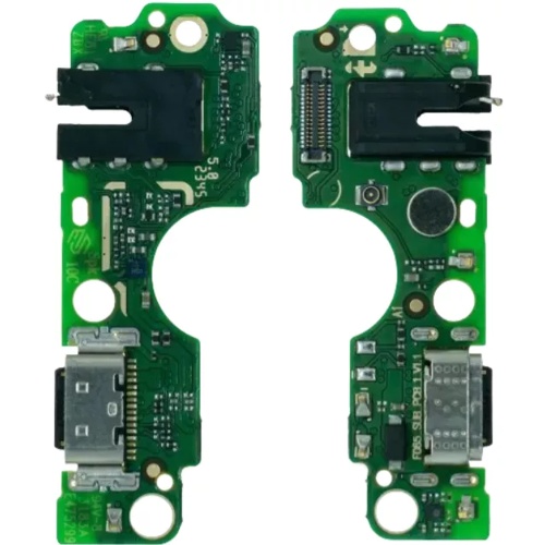 Шлейф Infinix Hot 30 Play NFC з роз'ємами зарядки, навушників та мікрофоном - нижня плата (оригінал Китай)