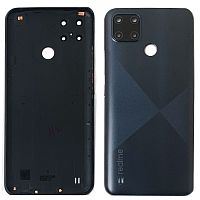 Задняя крышка Realme C21Y (черная оригинал Китай со стеклом камеры)