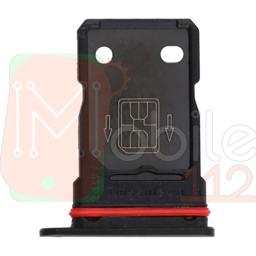 Тримач SIM карти OnePlus 9R (чорний на 2 SIM)