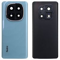 Задня кришка Xiaomi Redmi Note 14 Pro+ Plus (блакитна оригінал Китай зі склом камери)
