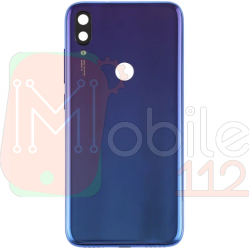 Задня кришка Xiaomi Mi Play M1901F9E (синій оригінал Китай зі склом камери)