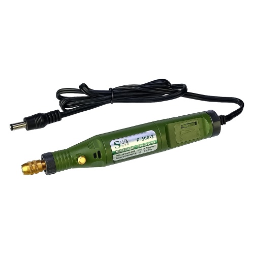 Бормашина в кейсі Slite P-500-2 Mini (набір насадок для гравіювання, шліфування, полірування, рег. крутного моменту, 18V 20W) фото 2