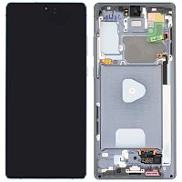 Дисплей Samsung Galaxy Note 20 N980F N981B з тачскріном (OLED із сірою рамкою)