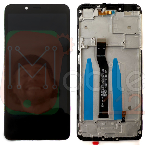 Дисплей Xiaomi Redmi 6, Redmi 6A M1804C3DG з тачскріном (чорний з рамкою)