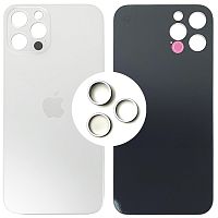 Задня кришка Apple iPhone 12 Pro (біла оригінал Китай з кільцями)