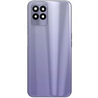 Задня кришка Realme 8i (фіолетова оригінал Китай зі склом камери)