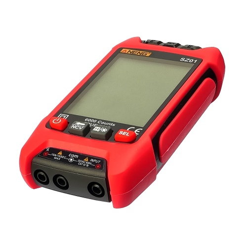 Мультиметр цифровий Aneng SZ01 кишеньковий з функцією True RMS, NCV, автовизначенням, ліхтариком, великим LCD (струм до 10A) фото 4