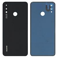 Задня кришка Huawei P Smart Plus INE-LX1, Nova 3i (чорна оригінал Китай зі склом камери)