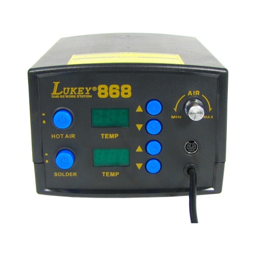 Паяльна станція LUKEY 868 фен, паяльник фото 3