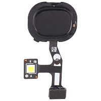 Шлейф Samsung Galaxy M31 M315F со сканером отпечатка пальца (черный оригинал Китай)