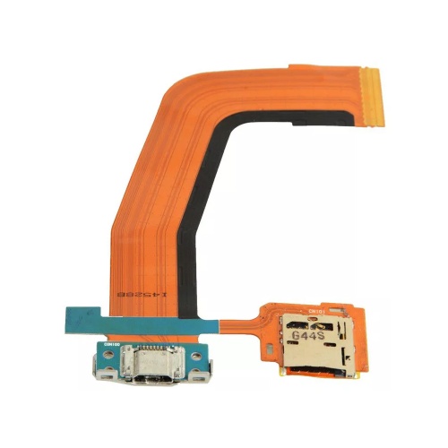 Шлейф Samsung Galaxy Tab S 10.5 T800 з роз'ємами зарядки - нижня плата (AAA)