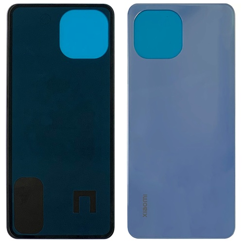 Задняя крышка Xiaomi 11 Lite 5G NE, Mi 11 Lite (синяя) фото 2