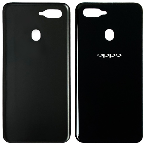 Задня кришка Oppo A5S CPH1909 (чорна оригінал Китай) фото 2