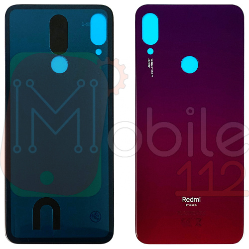 Задняя крышка Xiaomi Redmi Note 7 m1901f7g, Redmi Note 7 Pro m1901f7s (фиолетовая оригинал Китай)