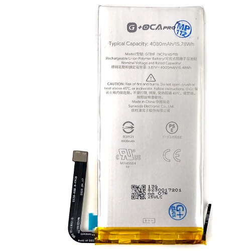 Акумулятор Google GTB1F Pixel 5 5G (оригінал G+OCA Pro 4080 mAh)