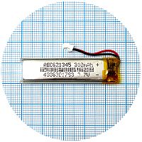 Акумулятор універсальний 621345 48 х 12 х 6 мм  310 mAh 3.7V