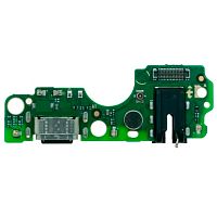 Шлейф Tecno Spark 10C KI5k з роз'ємами зарядки, навушників та мікрофоном - нижня плата (AAA)