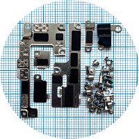 Набір винтів та кріпильно-прижимних пластин для Apple iPhone 16 (оригінал 100%)
