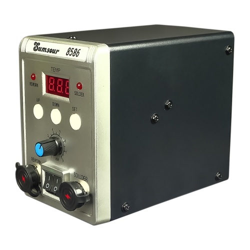 Паяльна станція Sumsour 8586 фен, паяльник, цифрова індикація фото 5