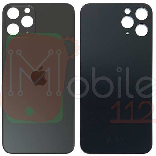 Задня кришка Apple iPhone 11 Pro (сіра оригінал Китай з великим отвором)