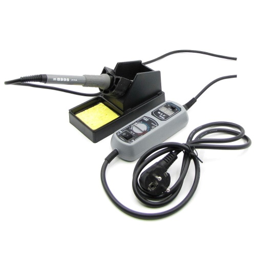 Паяльник з портативним блоком управління WEP 908D з підставкою (65W, цифрова індикація, аналогове регулювання t 200-480 гр C) фото 3