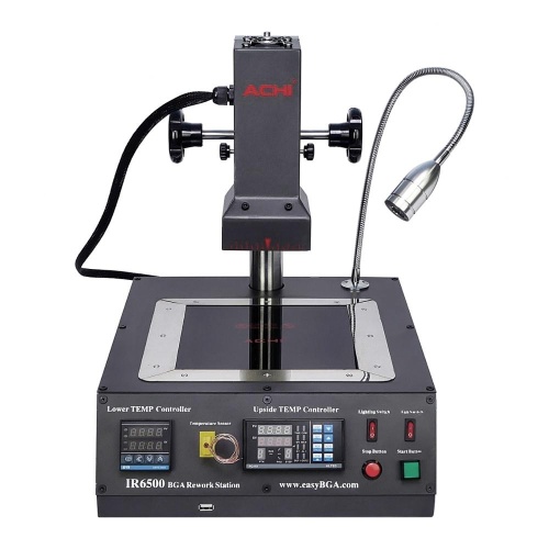 Інфрачервона паяльна станція ACHI IR6500 програмована ІЧ гармата з регульованим штативом, тримачем плат, нижнім підігрівом фото 5 Інфрачервона паяльна станція ACHI IR6500 програмована ІЧ гармата з регульованим штативом, тримачем плат, нижнім підігрівом фото 5