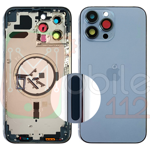Корпус Apple iPhone 13 Pro Max (блакитний оригінал Китай US)
