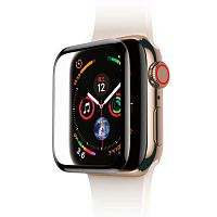 Защитное стекло (пленка) Apple Watch 4, Watch 5, Watch 6, Watch SE 40 мм (черное PMMA)