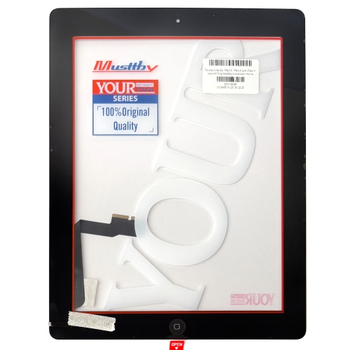 Тачскрін Apple iPad 3, iPad 4 (для iPad 4 чорний Original Musttby з кнопкою Home)