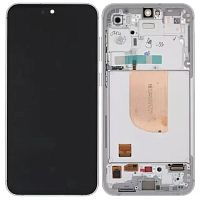 Дисплей Samsung Galaxy S23 FE S711 з тачскріном (оригінал OEM SP із сірою рамкою)