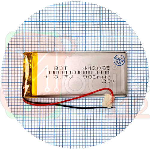 Акумулятор універсальний 442865Р 67 х 30 х 4,5 мм 900 mAh 3.7V