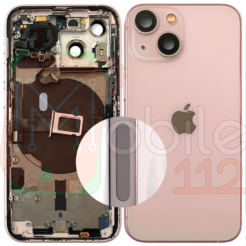 Корпус Apple iPhone 13 Mini (розовый оригинал Китай US)