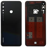 Задняя крышка Huawei P40 Lite E ART-L29 (черная оригинал Китай со стеклом камеры)