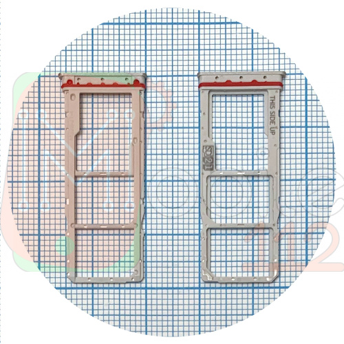 Тримач Sim картки Motorola Moto G32 XT2235 (сріблястий на 2 SIM + MicroSD)