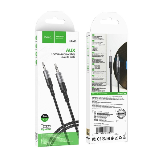 Кабель AUX Hoco UPA23 3.5mm to 3.5mm фото 2