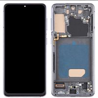 Дисплей Samsung Galaxy S21 5G G991B з тачскріном (IN-CELL із сірою рамкою)