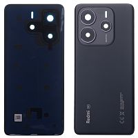 Задня кришка Xiaomi Redmi Note 14 5G (чорна Original New зі склом камери)