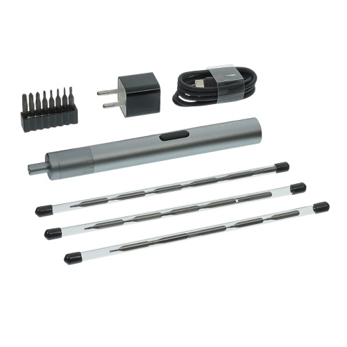 Аккумуляторная отвёртка Aida A-012 с LED подсветкой и регулировкой крутящего момента (24 биты, 5V/ 1.1A, USB-Type-C) фото 2