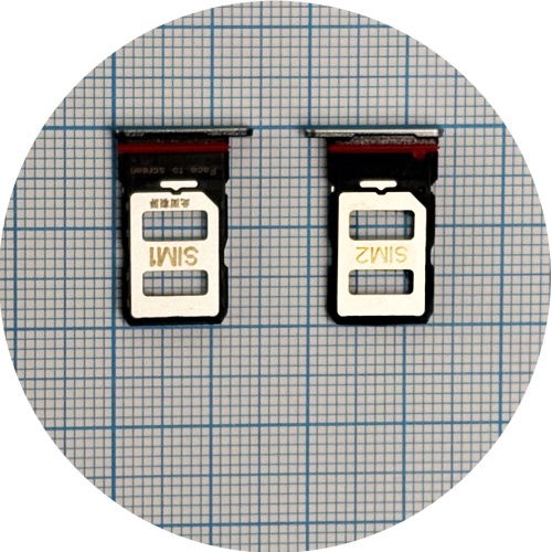 Тримач Sim картки Xiaomi Poco F6 Pro (сріблястий на 2 SIM)