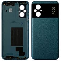 Задняя крышка Xiaomi Poco M5 22071219CG (зеленая оригинал Китай)