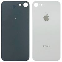 Задняя крышка Apple iPhone 8 (белая AAA с большим отверстием)