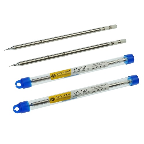 Паяльная станция прецизионная OSS TEAM ST91+ (2 паяльника стандарта T12: прямой и изогнутый конус; 4 канала памяти, 150W, 80C - 400C) фото 7