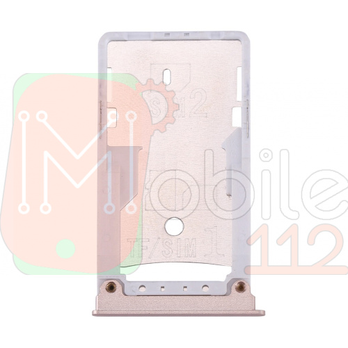 Тримач SIM карти та карти пам'яті Xiaomi Mi Max, Mi Max Pro (золотистий 2 SIM (1 SIM + Micro SD))