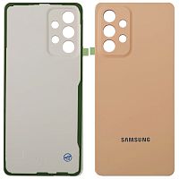 Задняя крышка Samsung Galaxy A53 5G A536B (оранжевая оригинал Китай)