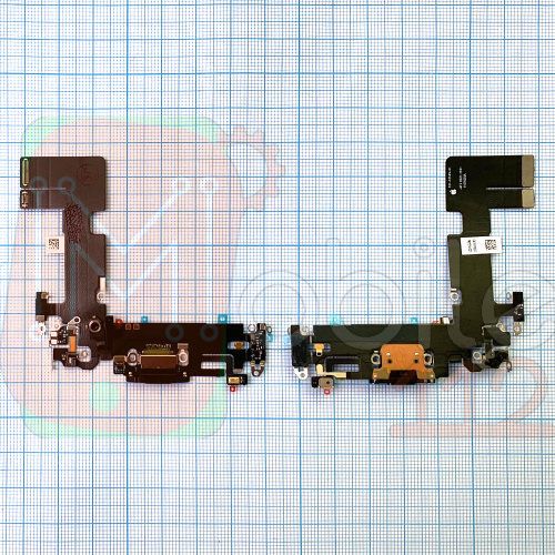 Шлейф Apple iPhone 13 с разъемом зарядки и микрофоном (черный оригинал 100%)