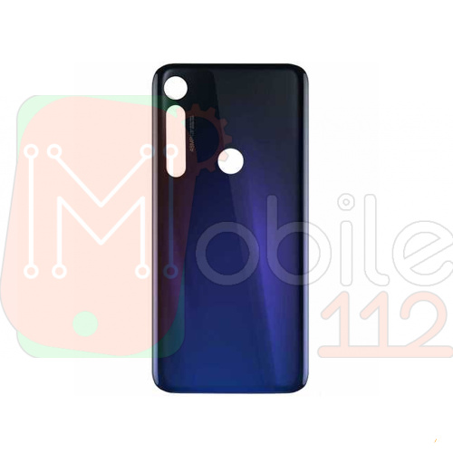 Задняя крышка Motorola Moto G8 Plus XT2019 (синяя оригинал Китай)